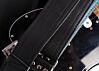 Reverse GTO Black Guitar Strap -Blue Vintage GTO on the inside