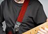 Royal Red 1970's Vintage Cloth Guitar Strap V2