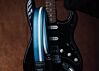 Jet Age Blue and White Racer X Guitar Strap
