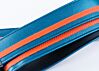 The Jet Age Blue and Orange Racer X Guitar Strap - v5