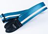 Jet Age Blue and White Racer X Guitar Strap