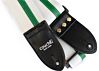 Bright White w/ Kelly Green Racer X Guitar Strap