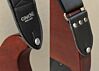 All Plain Black Vegan Strap- Guitar