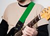 Kelly Green w/ Bronze Guitar Strap