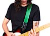Kelly Green w/ Bronze Guitar Strap