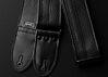 All Black Blackout Racer X Guitar Strap 