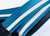 Jet Age Blue and White Racer X Guitar Strap