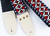 The Geo Knievel ’70s Red, White & Blue Hippie Weave Guitar Strap
