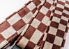 The Pasha - Burgundy & White Guitar Strap