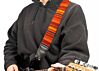 Rust and Fire '78 Ford Thunderbird Guitar Strap V2