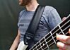 3 Inch Guitar and Bass Strap in All Black