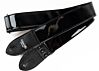 The Berlin Noir Patent Faux Leather Guitar Strap