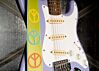 Peace Sign Guitar Strap - Color