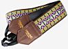 Dylan Camera Strap - Purple and Gold