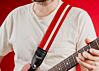 Vintage Cadillac Red Racer X Guitar Strap