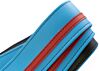 Sky Blue and Red Racer X Guitar Strap