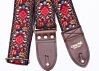 Buckskin Hendrix Woven Guitar Strap Made Of Recycled Seatbelt and Vegan Leather 