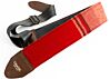 Extra Wide Scout Caravan Royal Red Detroit  1978 Padded Guitar And Bass Strap