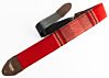 Extra Wide Scout Caravan Royal Red Detroit  1978 Padded Guitar And Bass Strap