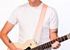 Soft Pink Seatbelt Guitar Strap