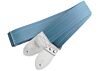 Lake Placid Blue Double Stitch Guitar Strap 