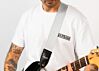 Silver Gothic Floral Victorian Vintage Guitar Strap