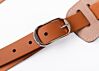 Slim 60's Guitar Strap - Classic Bucksin Inspired Natural Toned 