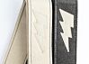 Silver Sparkle Lightning Bolt Guitar Strap- Metal Flake 