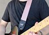 Champagne Pink Sparkle Guitar Strap