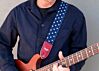 Abstract Flag Guitar Strap V2 - The Red White and Blue American Flag Guitar Strap - Limited Edition