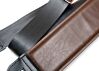 3 Inch Classic Brown Rustic Saddle Extra Wide Guitar Strap, Padded  