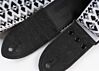Bohemian Grey Ghost Hippie Weave Guitar Strap 