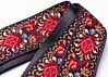 Buckskin Hendrix Woven Guitar Strap Made Of Recycled Seatbelt and Vegan Leather 