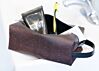 Rectangular Checks Vintage Automotive Dopp Kit