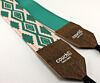 Southwestern Print Native American Camera Strap- Salmon