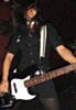 White with Black Vinyl Racer X Guitar Strap