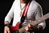 Vintage Cadillac Red Racer X Guitar Strap