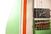 White with Orange Vinyl Racer X Guitar Strap