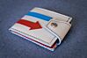 The All Mod Cons Red and Blue Arrow Wallet