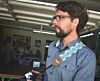 Southwestern Print Native American Camera Strap- Salmon