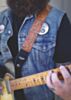 The Light Brown Western Guitar Strap