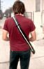 Longer than the average guitar strap.