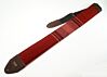 Extra Wide Scout Caravan Royal Red Detroit  1978 Padded Guitar And Bass Strap
