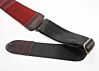 Extra Wide Scout Caravan Royal Red Detroit  1978 Padded Guitar And Bass Strap
