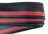 Black With Red Racer X Guitar Strap