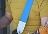 The Runway Blue Luggage Guitar Strap