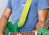 Neon Green Monochrome Racer X Guitar Strap
