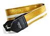 Gold Sparkle with White Racer X Camera Strap 