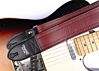 The Dark Red Luggage Guitar Strap