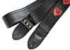 Limited Edition Red Sparkle Hearts Guitar Strap 